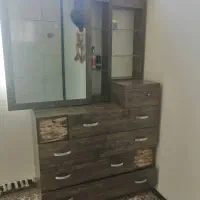 دراور پنج کشو آینه ریلی جادار ساعت طرح مینیاتوری