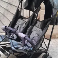 کالسکه دوقلو دلیجان مدل عصایی|کالسکه و لوازم جانبی|مشهد, عبادی|دیوار