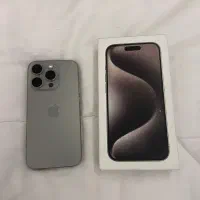 ایفون ۱۵ پرو ۱ سال و نیم کار کرده اصل بازار امارات