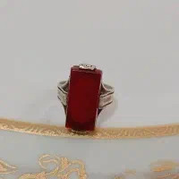 انگشتر عقیق نقره زیبا