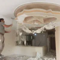 تخریب کار با تجربه با تمام تجهیزات (اپن شومینه)