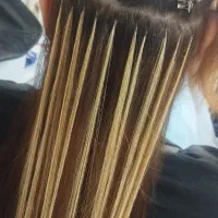 اکستنشن با موی طبیعی