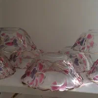 دو دست پیاله آجیل خوری کریستال سوگا ژاپن|ظروف سرو و پذیرایی|تهران, یاخجی آباد|دیوار