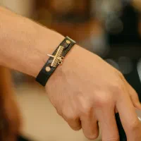 دستبند طرح شانه و قیچی