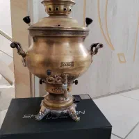 سماور برنجی گازی