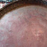 سینی قدیمی قدمت بالای۱۵۰سال|کلکسیون اشیاء عتیقه|افشار, |دیوار