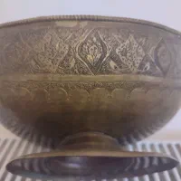 کشکول بسیار قدیمی منقش- صفوی|کلکسیون اشیاء عتیقه|مهربان, |دیوار