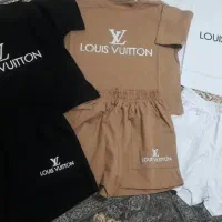 ست تیشرت شلوار و کراپ شورتک