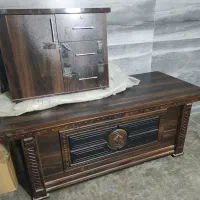 میز اداری همراه با کمد و کشو