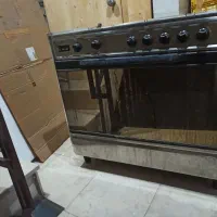 اجاق گاز فر دار سینجر ۵ شعله استیل