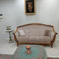 مبل هفت نفره جنس چوب گردو کاملا نو سالم|مبلمان خانگی و میز عسلی|تهران, تهرانسر غربی|دیوار
