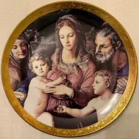 بشقاب دیوار کوب چینی