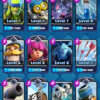 اکانت کلش اف کلنز لول ۱۹|کنسول، بازی ویدئویی و آنلاین|تهران, تسلیحات|دیوار