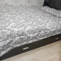 آینه دراور و تخت دو نفره|تخت و سرویس خواب|مشهد, آزادشهر|دیوار