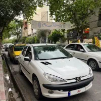 پژو ۲۰۶ سفید مدل ۹۳ تیپ ۵