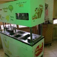 دستگاه چهارکاره پیتزا قیفی و چتری کورن داگ فرچیپس