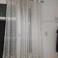 پرده  مدل گیپور زیبا وشیک سه عدد|پرده، رانر، رومیزی|تهران, افسریه جنوبی|دیوار