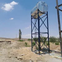 جوشکاری و نصب درب و پایه تانکر در باغ با موتور برق|خدمات پیشه و مهارت|قزوین, |دیوار