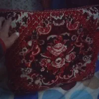 پشتی‌مخمل‌‌گل‌برجسته|کلکسیون اشیاء عتیقه|کرمان, |دیوار