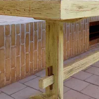 میز غذاخوری پتینه با در آنتیک|میز و صندلی غذاخوری|یزد, |دیوار