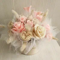 باکس گل شمعی|گل مصنوعی|نیریز, |دیوار