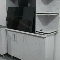 کابینت ام دی اف  با سینک و هود لمسی|مصالح و تجهیزات ساختمان|سنندج, |دیوار