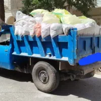 حمل نخاله با نیسان  با کارگر وپخش مصالح ساختمانی