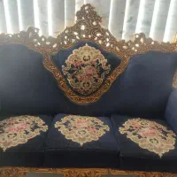 مبل سلطنتی جنس چوب جنس پارچه شانل|مبلمان خانگی و میز عسلی|صدرا-فارس, فاز ۱|دیوار