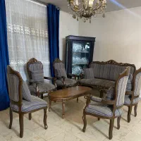 مبل سلطنتی چوب گردو|مبلمان خانگی و میز عسلی|پردیس, فاز ۸|دیوار