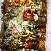 تابلو فرش ابریشمی