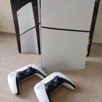 ps5 slim digital  با دو دسته