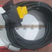 کابل سیار با سه راه صنعتی دوشاخ