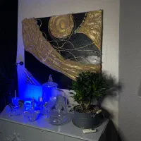 تابلو مدرن با طرح خورشید|تابلو، نقاشی، عکس|مشهد, رضاشهر|دیوار