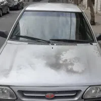 پراید مدل اخر ۸۴ نقره ای