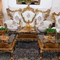 مبلمان استیل سلطنتی۹نفره*درحدنو*