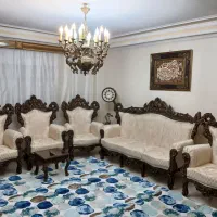 مبل سلطنتی با ناهار خوری با کاور