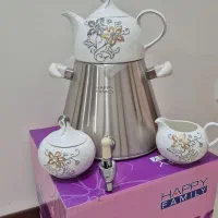 ست کتری قوری شیردار هپی فامیلی