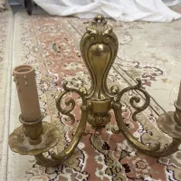 لوستر برنجی|لوستر و چراغ آویز|اصفهان, شفق|دیوار
