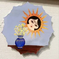دیوارکوب سفالی