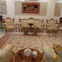 مبل سلطنتی ورق طلا