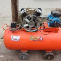دو عدد کمپرسور پمپ باد کد خدایی ۲۵۰ لیتری اصلی