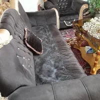 مبل کار کرده به همراه میز عسلی|مبلمان خانگی و میز عسلی|شبستر, |دیوار