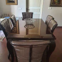 میز و صندلی ناهار خوری ۶ نفره و کاناپه ۴ نفره