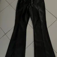 شلوار چرم دمپا چاکدار ترک