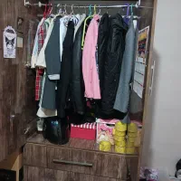 کمد دو درب و سه کشو چوب کمد سالم|جاکفشی، کمد، دراور|اسلام‌شهر, شهرک سالور|دیوار