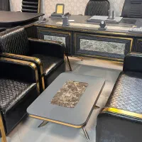 میزکارریاست/صندلی جکدار/مبلمان نیم ست چرم پیشخوان|دفتر کار|کرج, گلشهر|دیوار