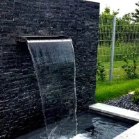 آبنما دیواری کرتین آب استخری نازل فواره ای|مصالح و تجهیزات ساختمان|یزد, |دیوار