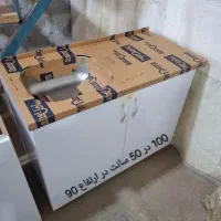 سینک کابینت صد و صدو بیست.و هشتاد تک لگن و دو لگن