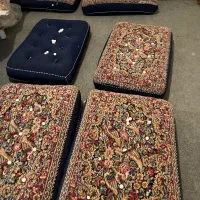 پشتی قالی نو ( ست ۶ عددی )