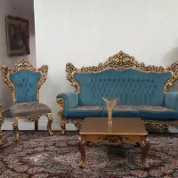 مبلمان سلطنتی ۹ نفره|مبلمان خانگی و میز عسلی|مشهد, نیروی هوایی|دیوار